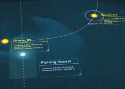 DU-100 Sea Hunter programmable marine drone live feed